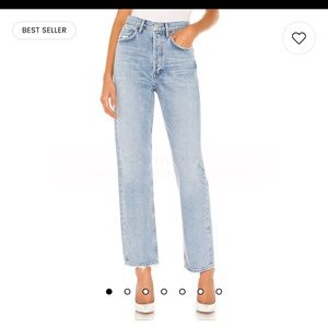 AGOLDE 90's Mid Rise Loose Fit in Snapshot